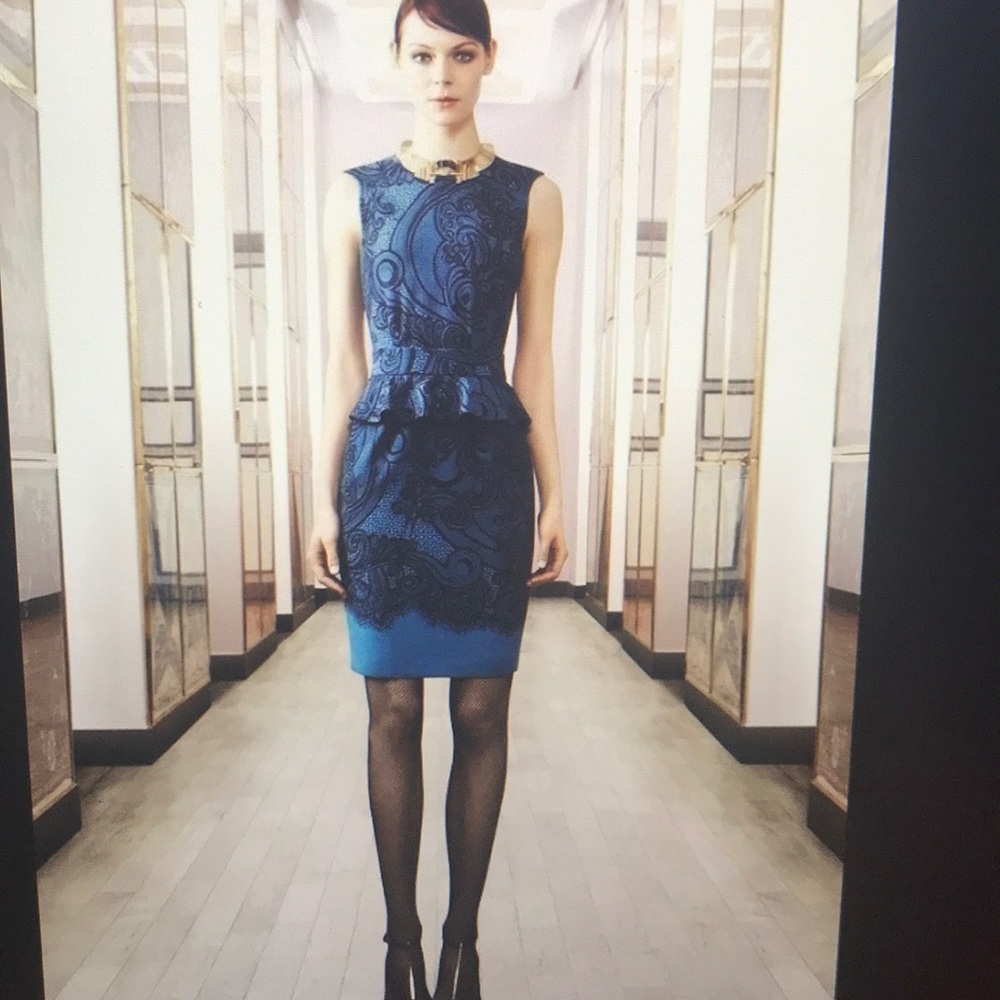 Emilio Pucci lace print dress 2012 Pre-fall